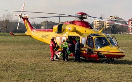 Scontro tra due moto, un ferito gravissimo FOTO