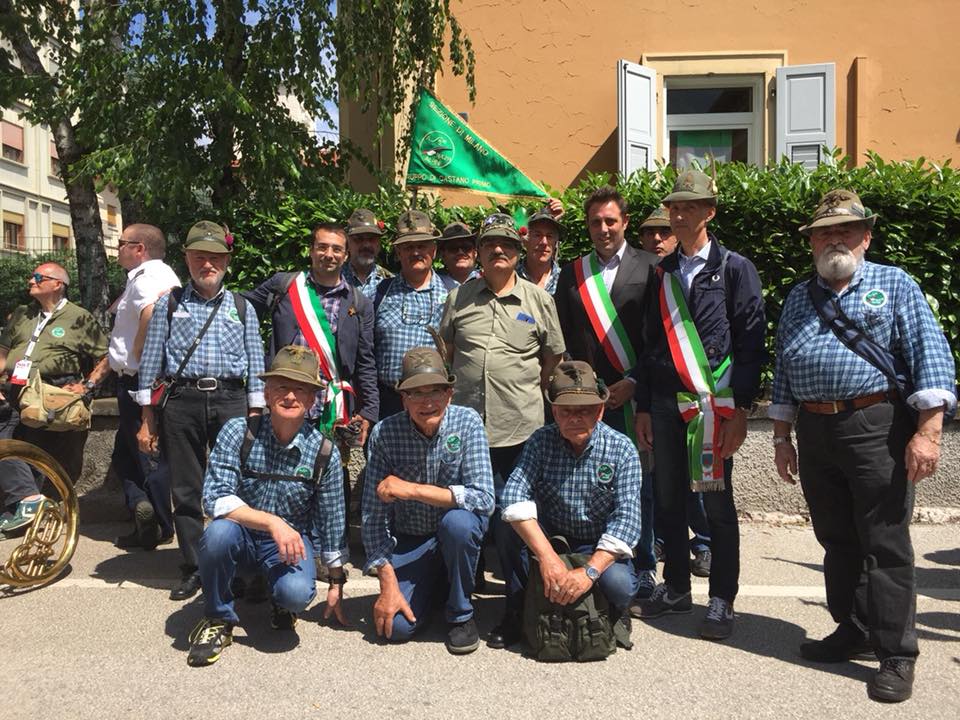 Adunata Alpini, a Trento c’è pure Castano Primo