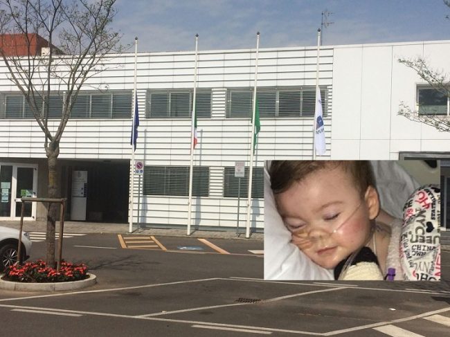 Bandiere a mezz’asta per il piccolo Alfie Evans