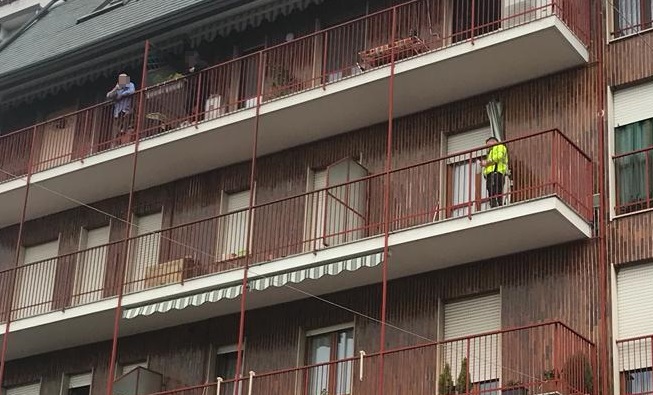 Anziana salvata dai pompieri FOTO e VIDEO