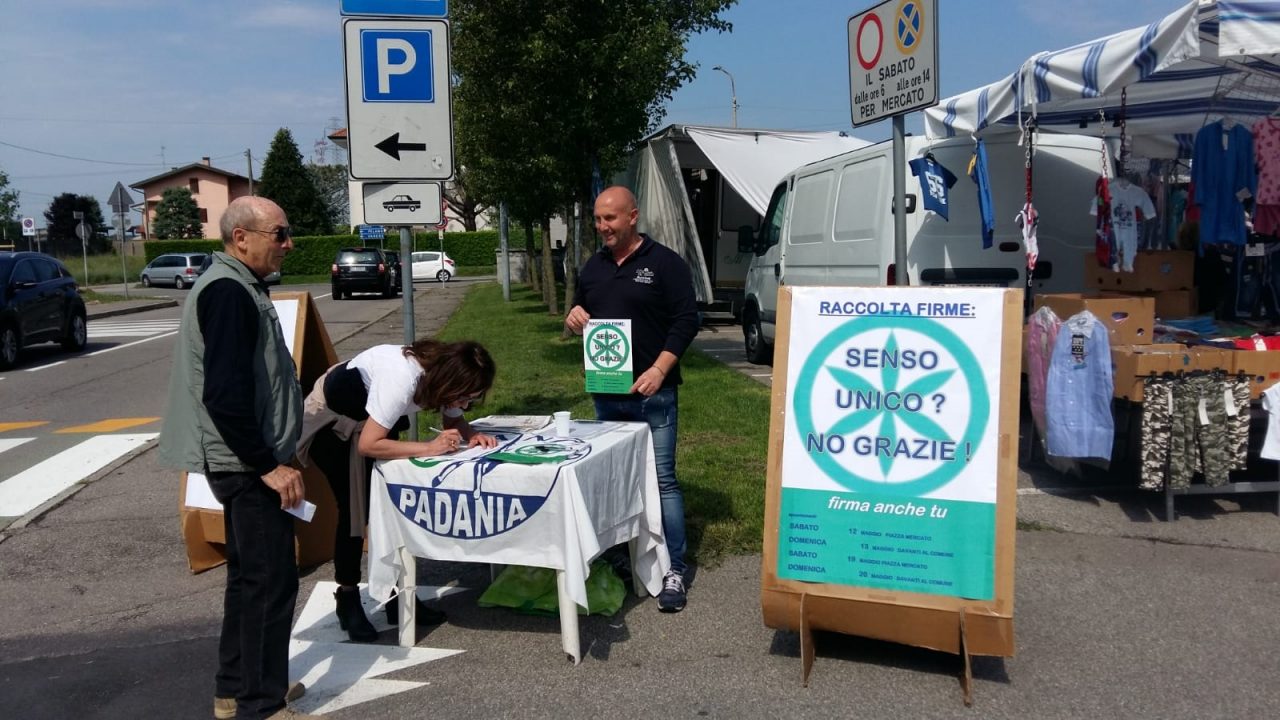 Turate: raccolta firme della Lega contro la nuova viabilità