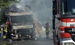 Camion in fiamme, Sempione ancora chiuso