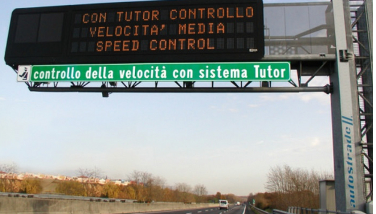 Tutor in Autostrada: da luglio saranno riattivate 30 postazioni