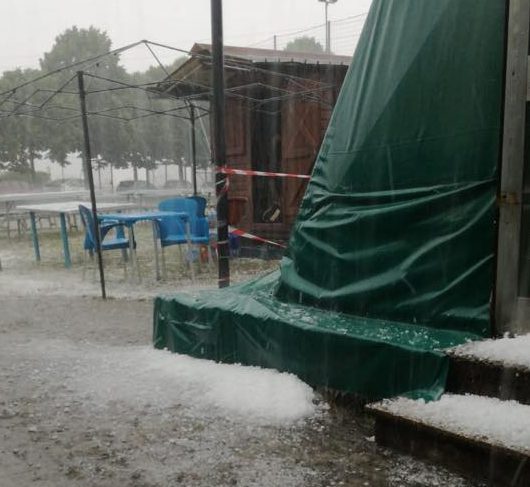 Maltempo: allagamenti e grandinate nel Saronnese e nella Bassa Comasca