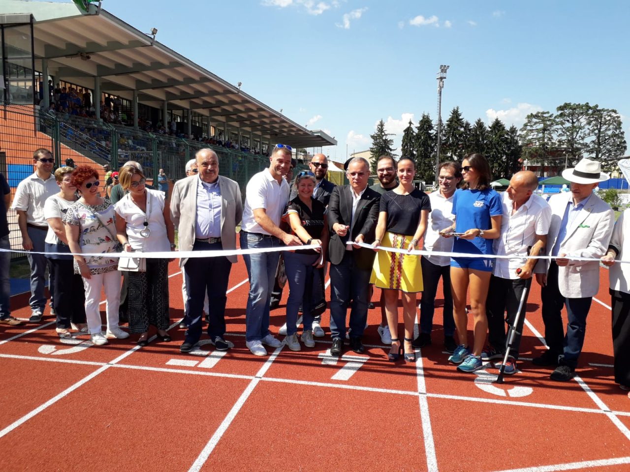 Inaugurata la pista di atletica dello stadio di Saronno