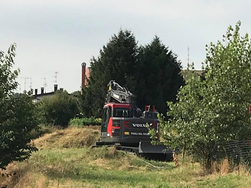 Vigili del Fuoco a Inveruno per un’operazione “green”