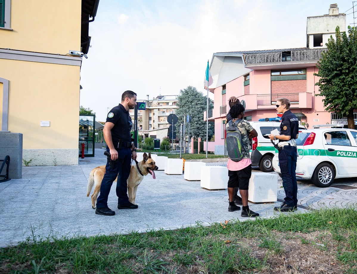 Controlli sul territorio: utilizzata pure un’unità cinofila