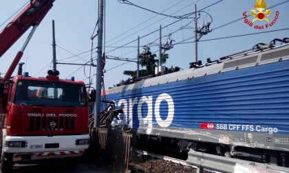 Incidente ferroviario a Ternate, proseguono le operazioni di messa in sicurezza