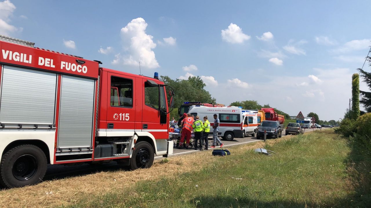 Grave incidente stradale sulla Sp 109 FOTO e VIDEO