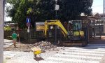 Tradate, riapre il cantiere in via Volta