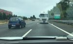 Legnano, camion contromano in autostrada? No, era trainato