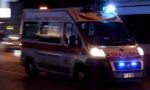 Auto contro ostacolo, 4 persone in ospedale SIRENE DI NOTTE