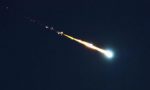 Meteorite infuocato nei cieli di sabato