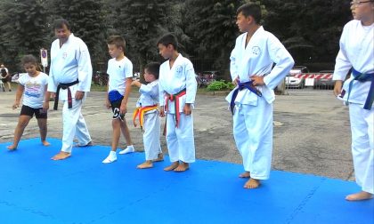 La scuola di Karate in festa a Inveruno