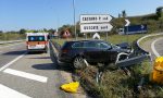 Colpo di sonno in superstrada: giovane contro il guard rail