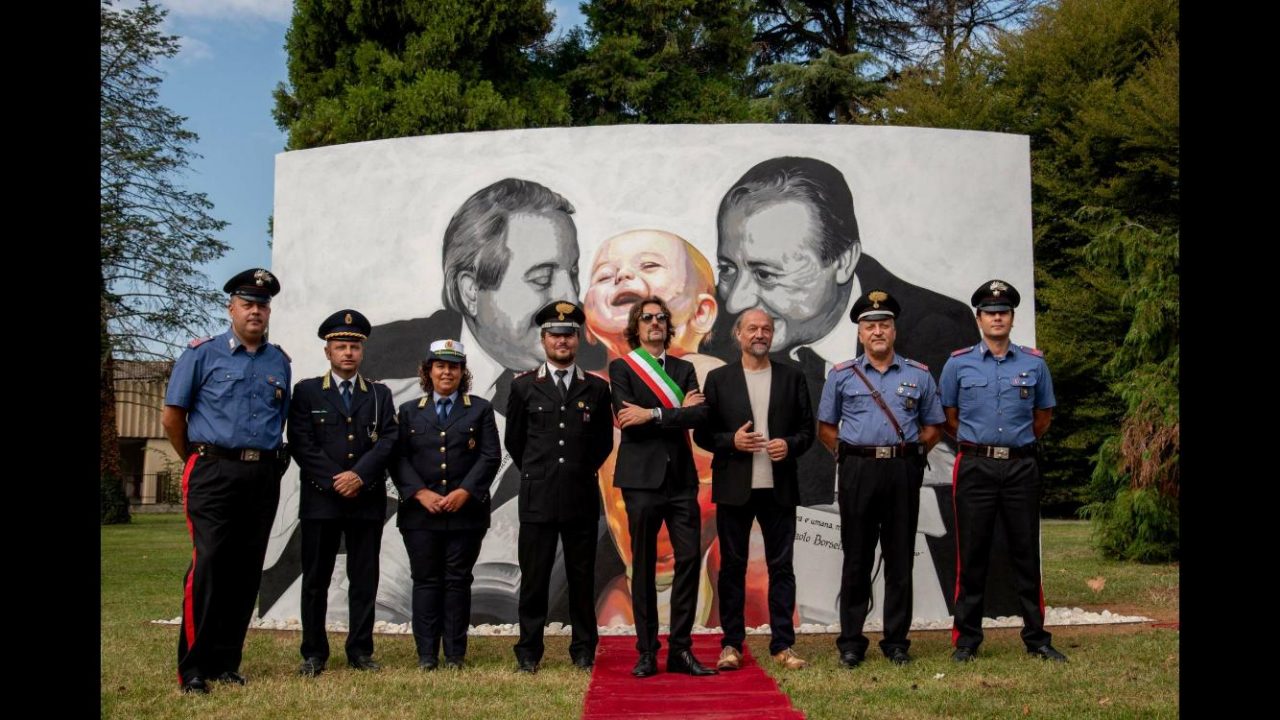 Inaugurato un monumento a Uboldo a Falcone e Borsellino