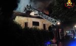 Abitazione in fiamme a Busto Arsizio FOTO