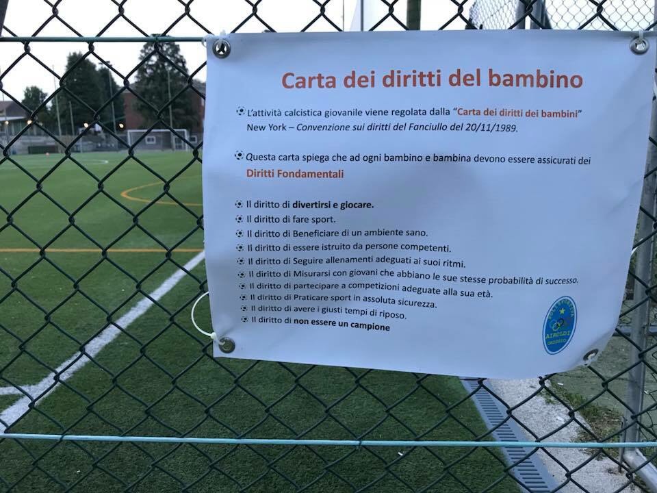 Airoldi Origgio Calcio: “I bambini hanno il diritto di divertirsi senza essere campioni”
