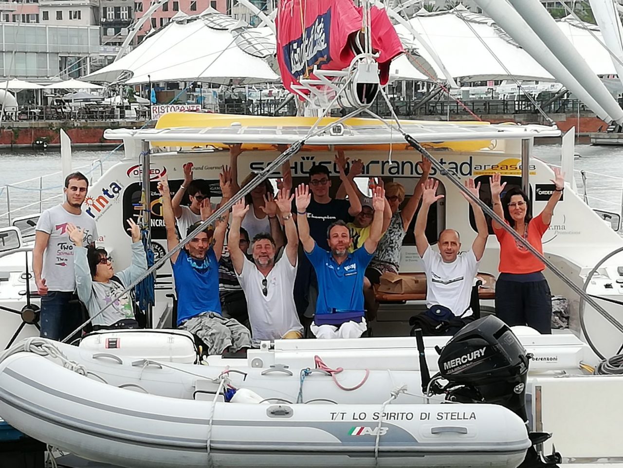 Gita in catamarano per i ragazzi diversamente abili VIDEO