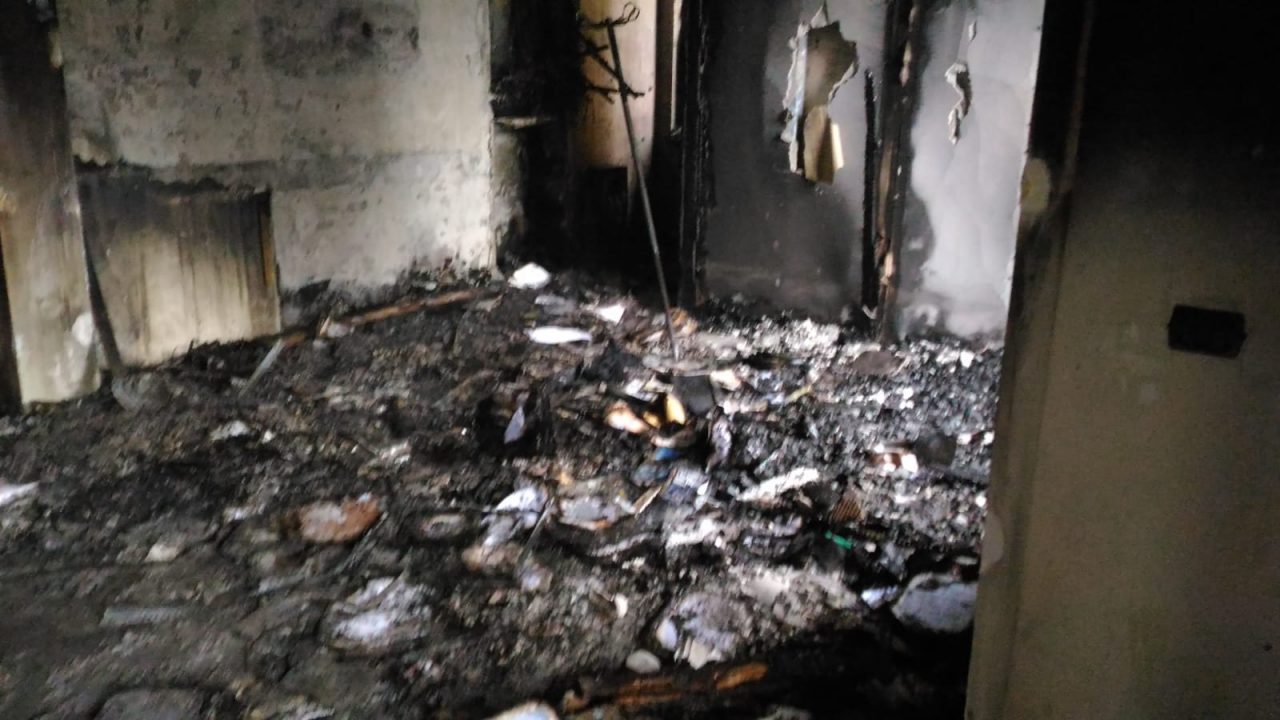 Incendio in Villa Rosa: distrutta la ex reception