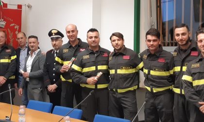Incendio via Matteotti, S.Vittore ha premiato i suoi eroi FOTO