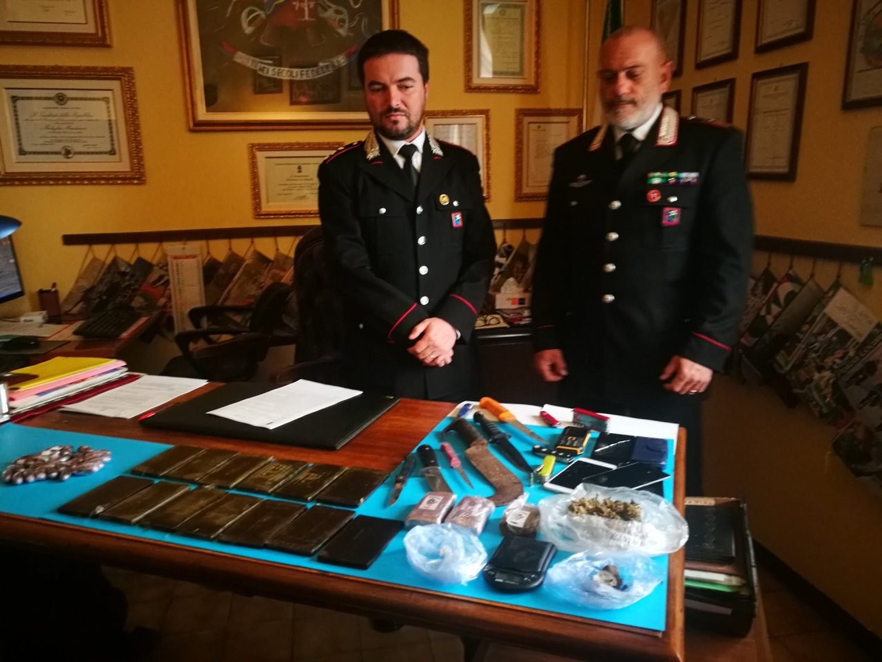Retata nel Parco Pineta preso con due chili di droga
