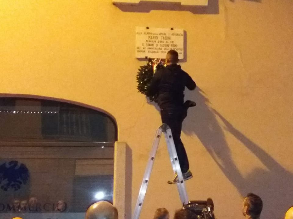 Commemorazione in ricordo di Mario Tadini a Castano