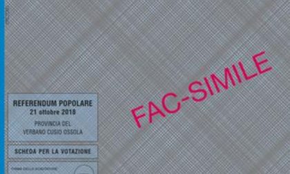 “Volete che Verbania passi alla Lombardia?” Domenica 21 il referendum