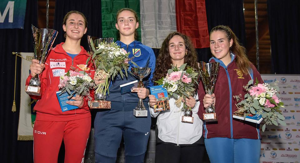 Spada femminile, Maccagno trionfa a Castellanza