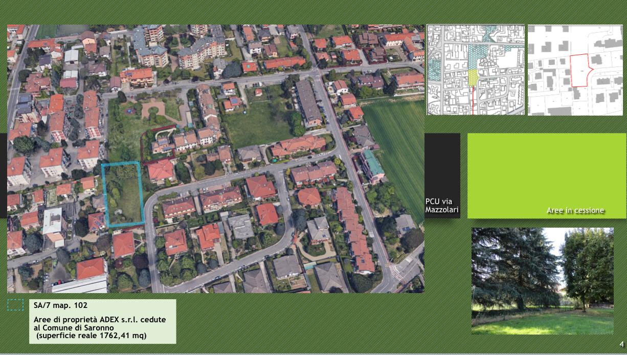 Scambio di proprietà tra il Comune di Saronno e la società Adex