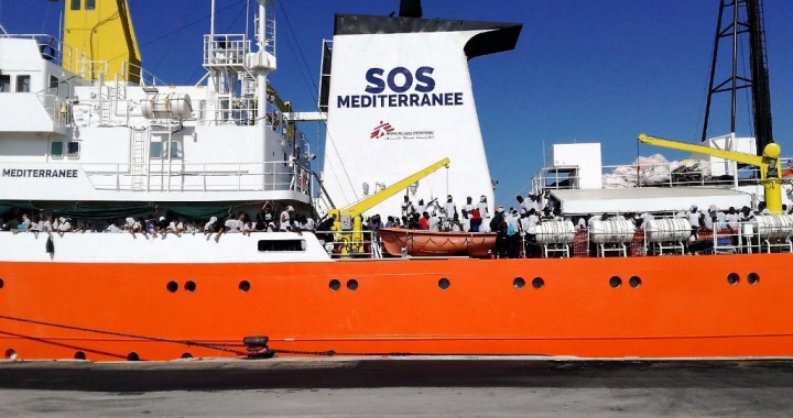 Sos Mediterranée, volontaria della Acquarius ospite in Truffini