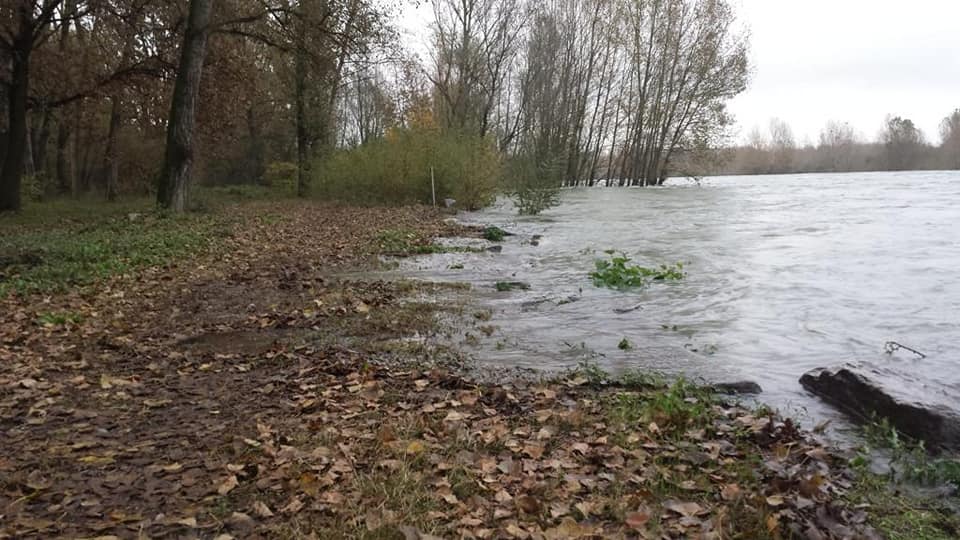 Pericolo crollo argine, la ProCiv di Castano in campo – LE FOTO