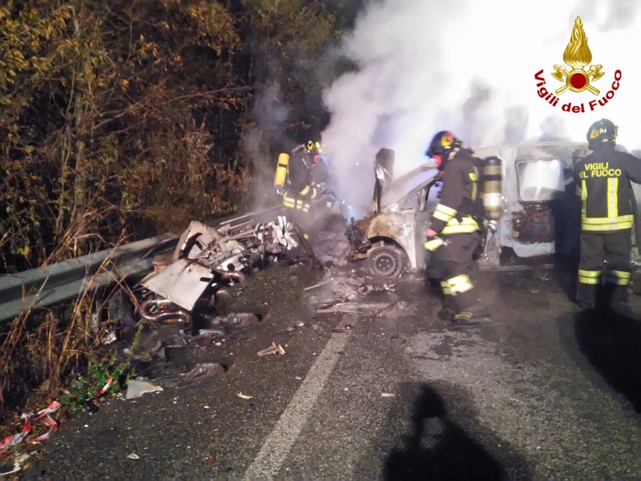 Incidente mortale nella notte FOTO e VIDEO