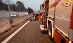 Incidente stradale sulla "Superstrada della Malpensa", un'auto si ribalta