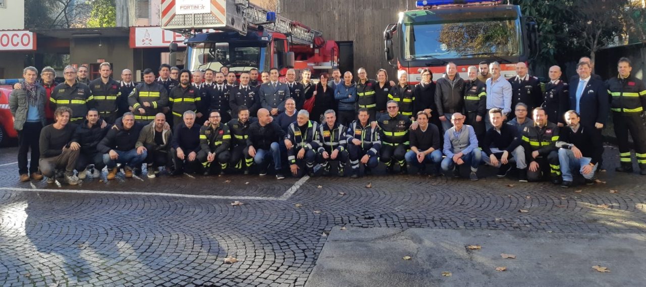 Vigili del fuoco in festa ricordano Raimondi FOTO