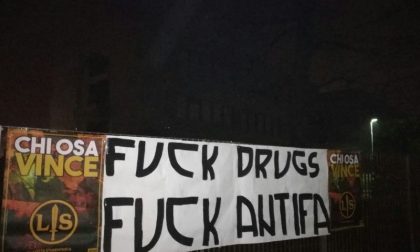 Lotta studentesca a Busto Arsizio: "Fuck drugs, Fuck antifà"