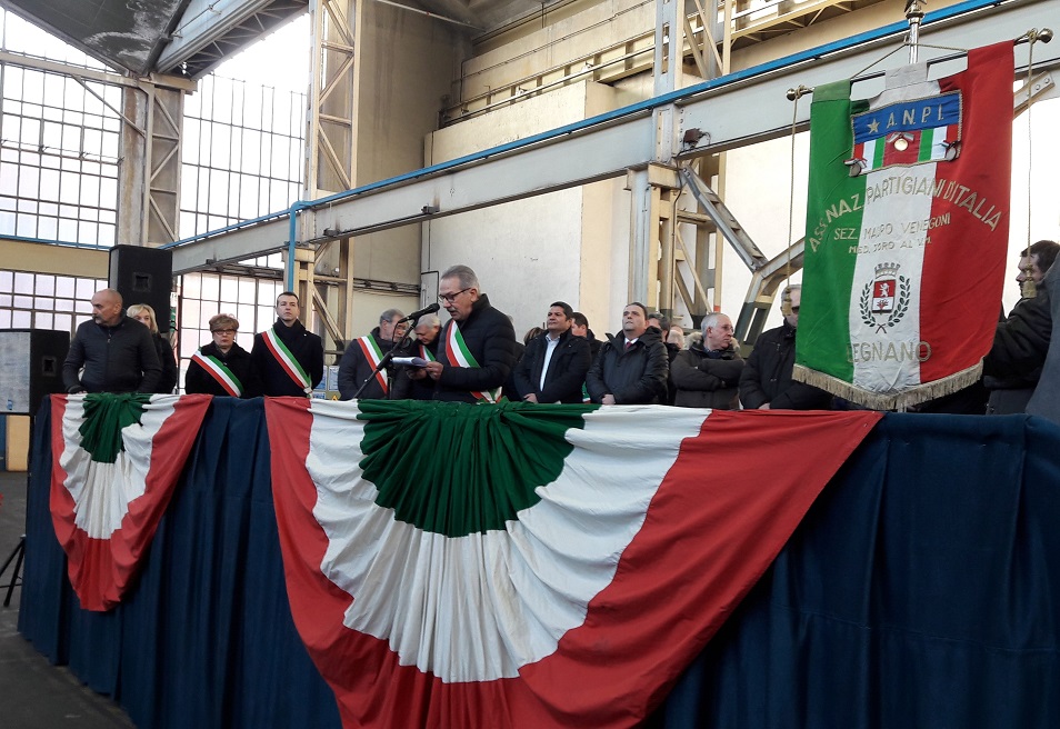 Il discorso del sindaco di Legnano alla commemorazione degli operai della Franco Tosi