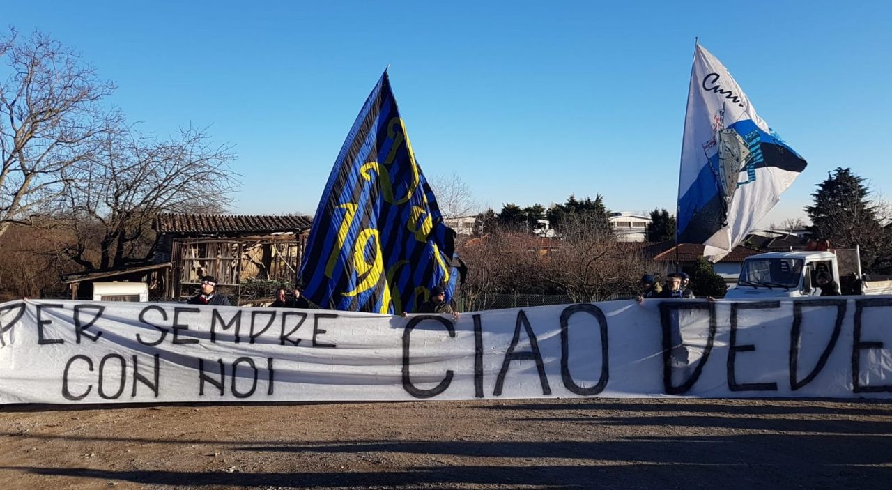 L’addio degli ultras a Daniele Belardinelli VIDEO