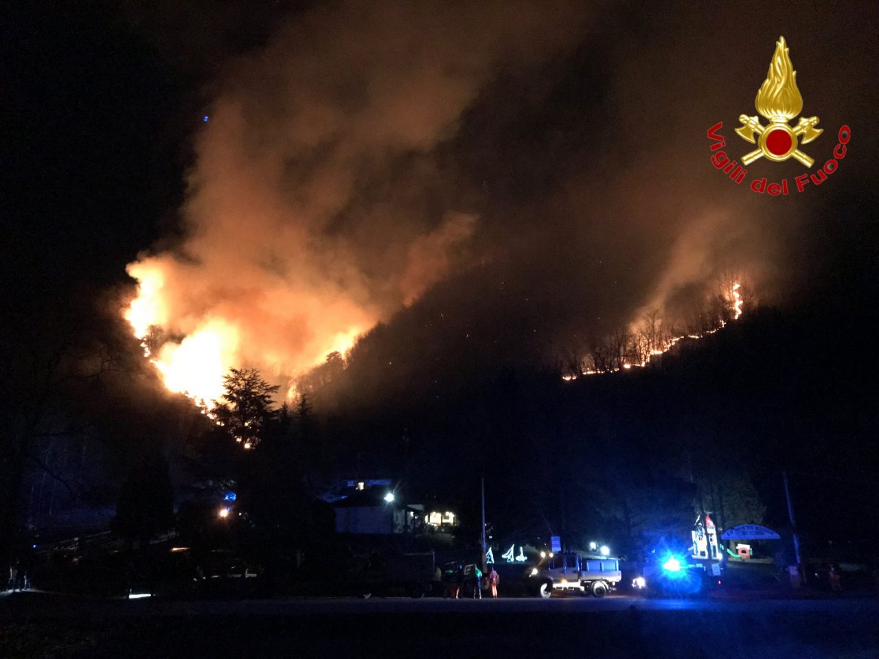 Incendio nel Varesotto, persi 70 ettari di foresta