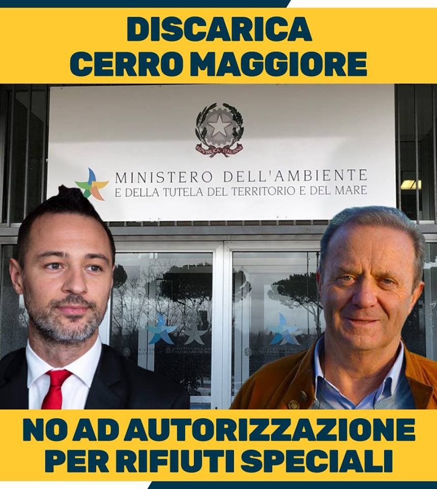 Discarica Cerro, Olgiati porta il caso in Parlamento e dice no