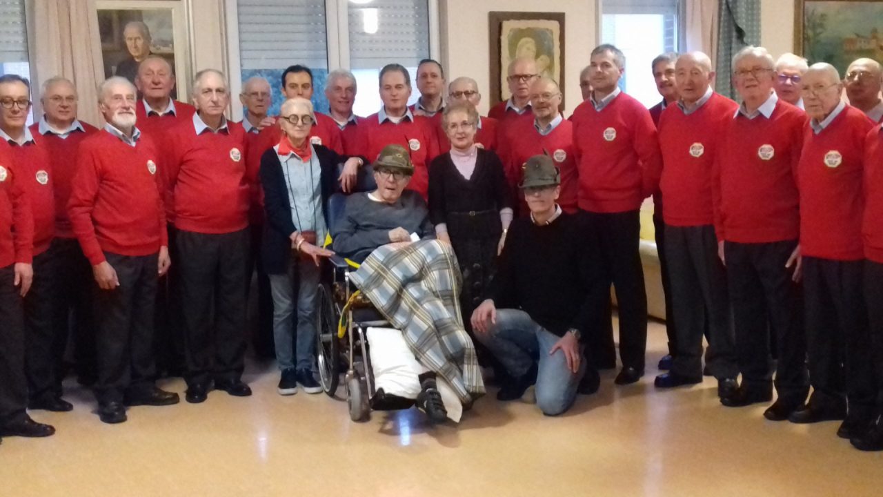 Grande festa per l’alpino Fiorangelo Farioli FOTO