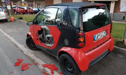 Auto vandalizzate a Gorla Minore