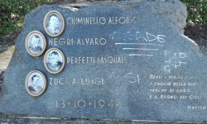 Sfregiato il monumento dedicato ai partigiani trucidati a Robecchetto