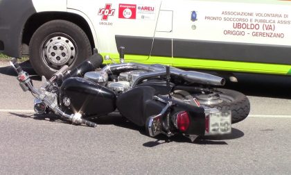 Incidente, auto contro moto: paura a Gerenzano FOTO