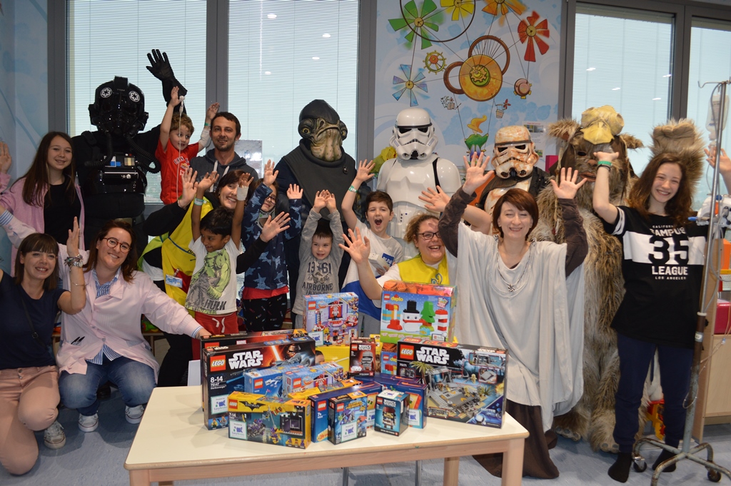 Star Wars arriva in Pediatria – LE FOTO