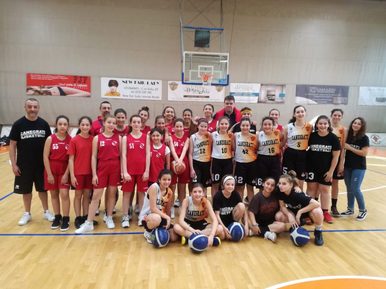 Basket, tutti in campo per il torneo nero-arancio