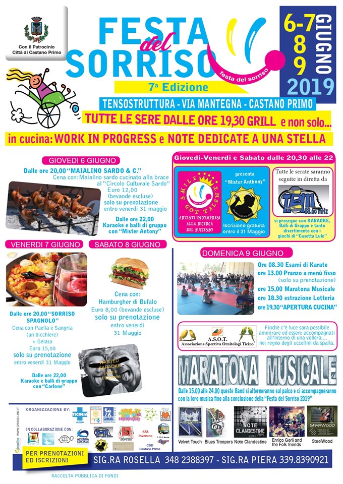 La Festa del Sorriso inaugura l’estate castanese