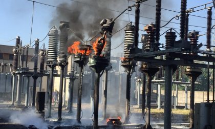 Incendio all’acciaieria Riva di Caronno Pertusella FOTO