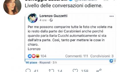 Carabiniere ucciso: Selvaggia Lucarelli contro l'ex sindaco Guzzetti