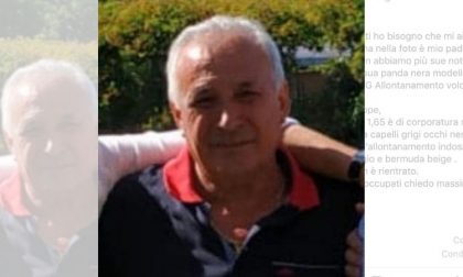 “Mio papà è scomparso”, l’appello per ritrovare Giuseppe